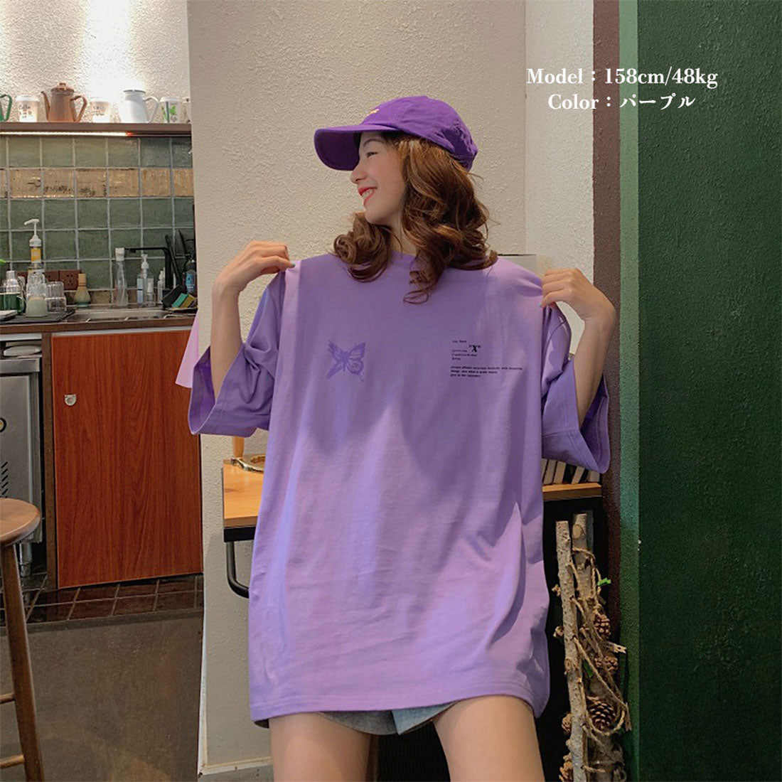ロゴTシャツ レディース 韓国 春夏