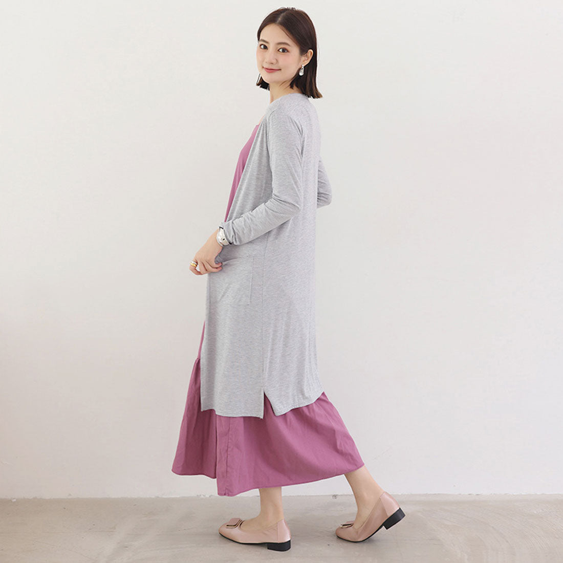 無地 サマーカーディガン レディース夏服