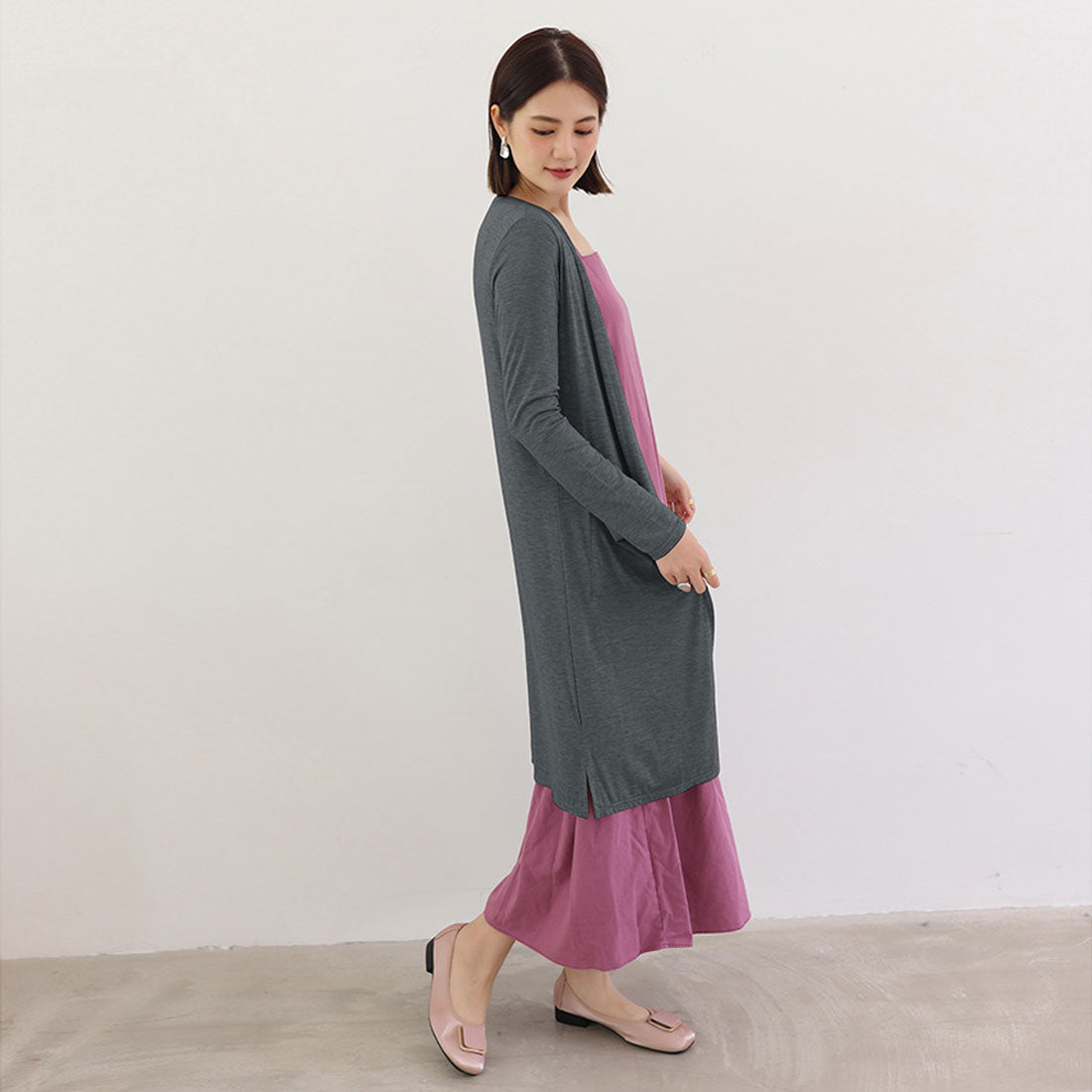 無地 サマーカーディガン レディース夏服