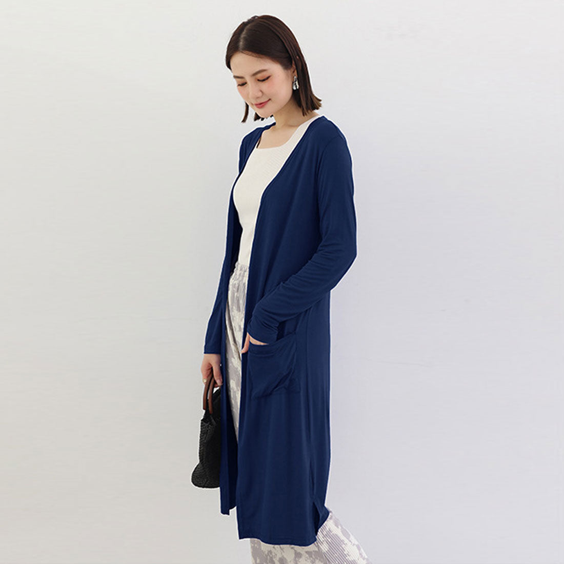 無地 サマーカーディガン レディース夏服