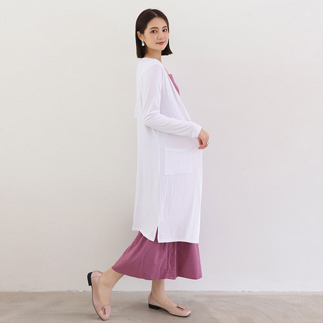 無地 サマーカーディガン レディース夏服