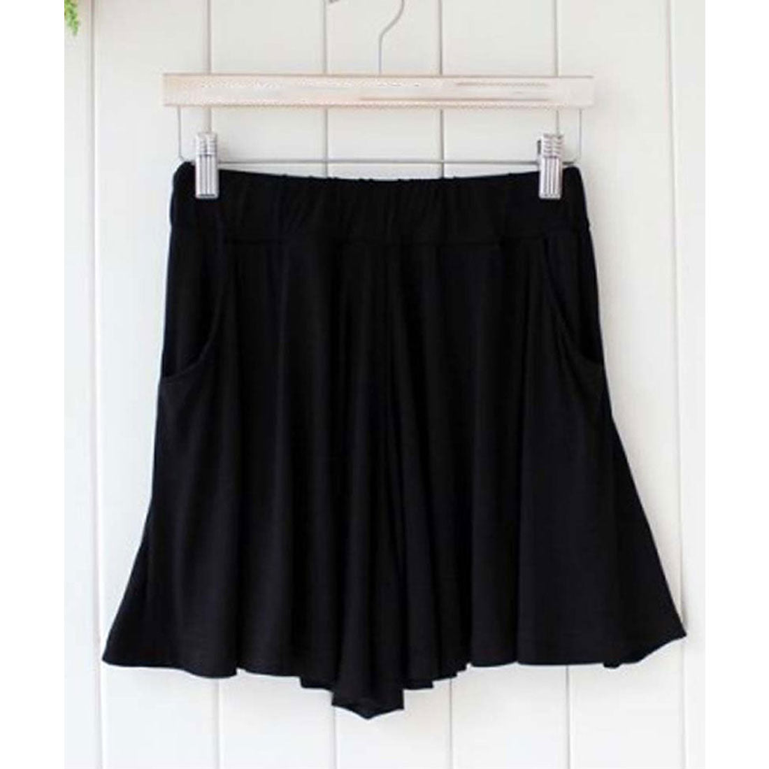 ショートパンツ レディース 夏,ブラック