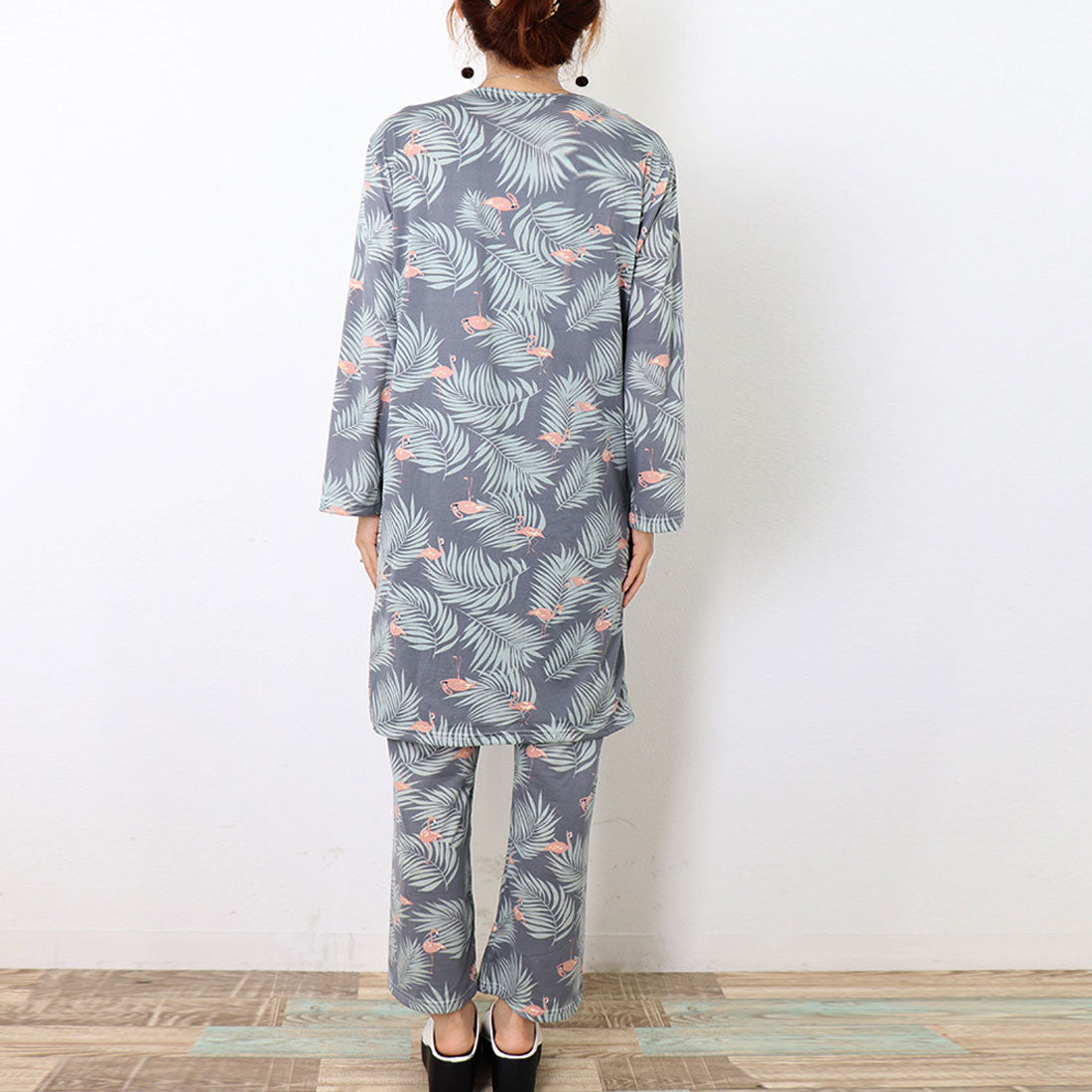 花柄ルームウェア 3点セット レディース