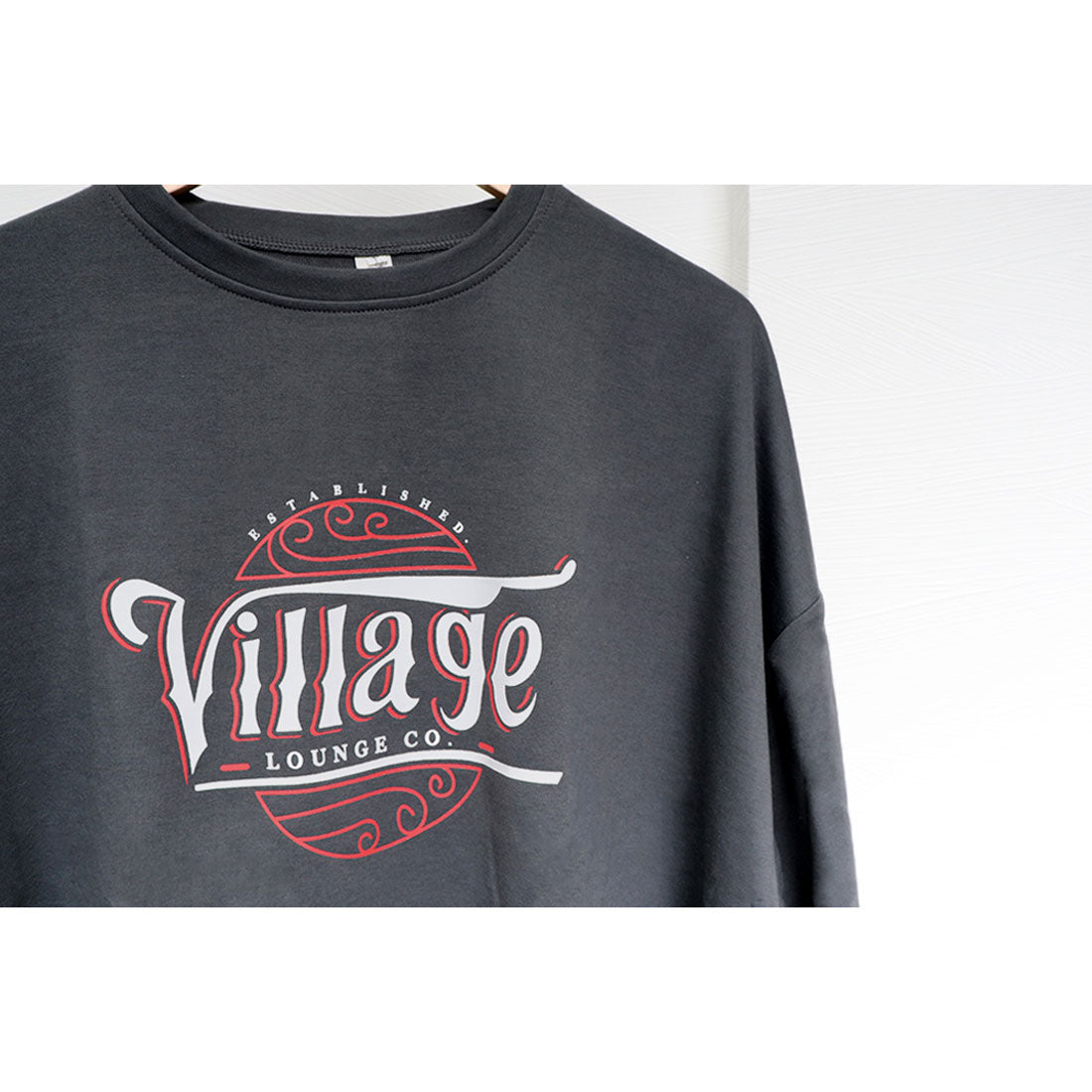 ロゴTシャツ レディース 長袖 韓国 イエロー