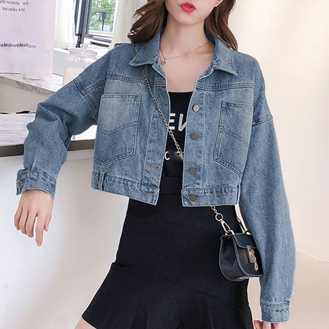 Denim Jacket Short Length Outerwear