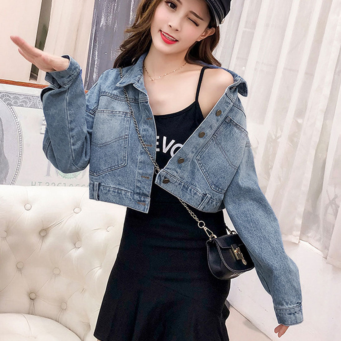 Denim Jacket Short Length Outerwear