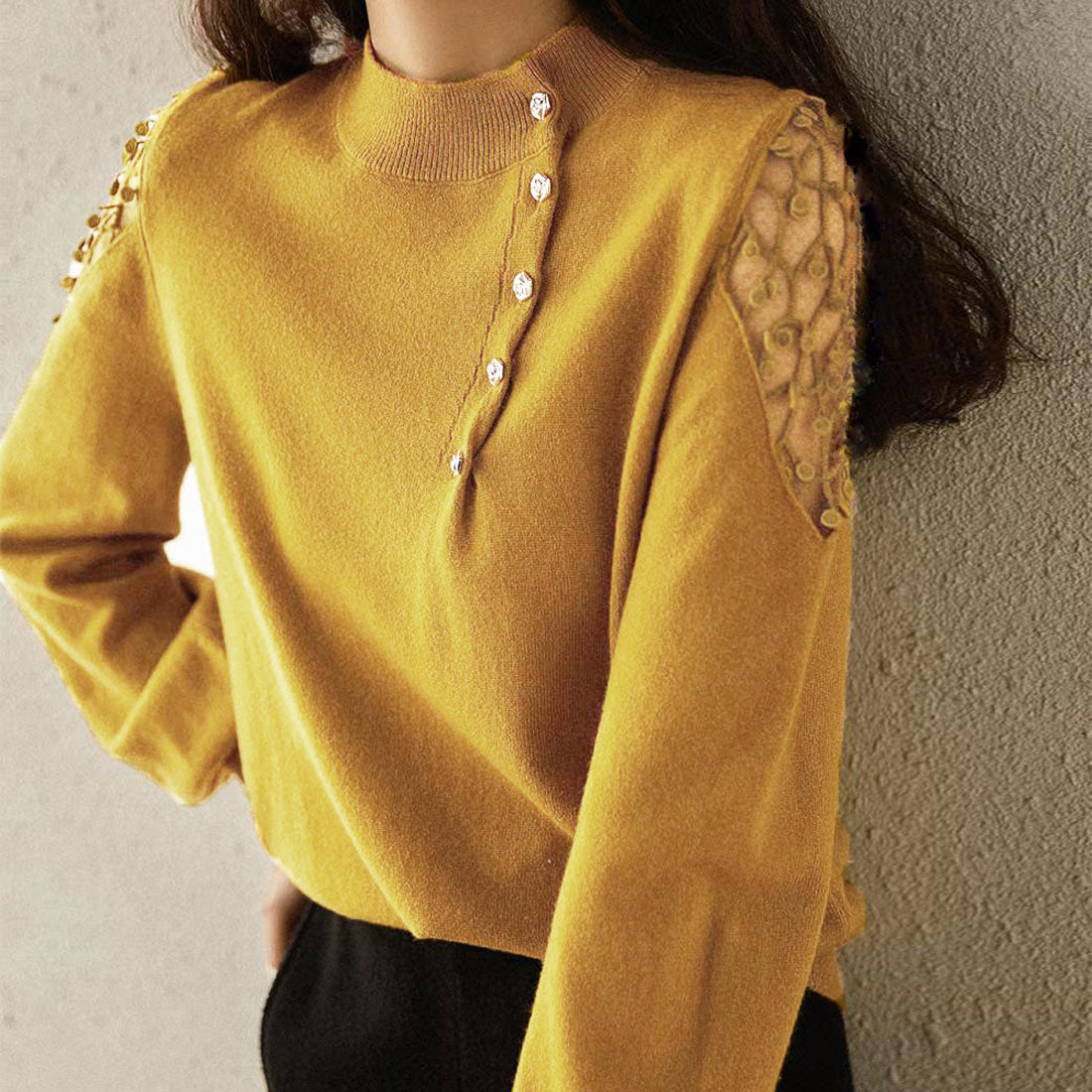 ニットトップス レディース 韓国ニット秋