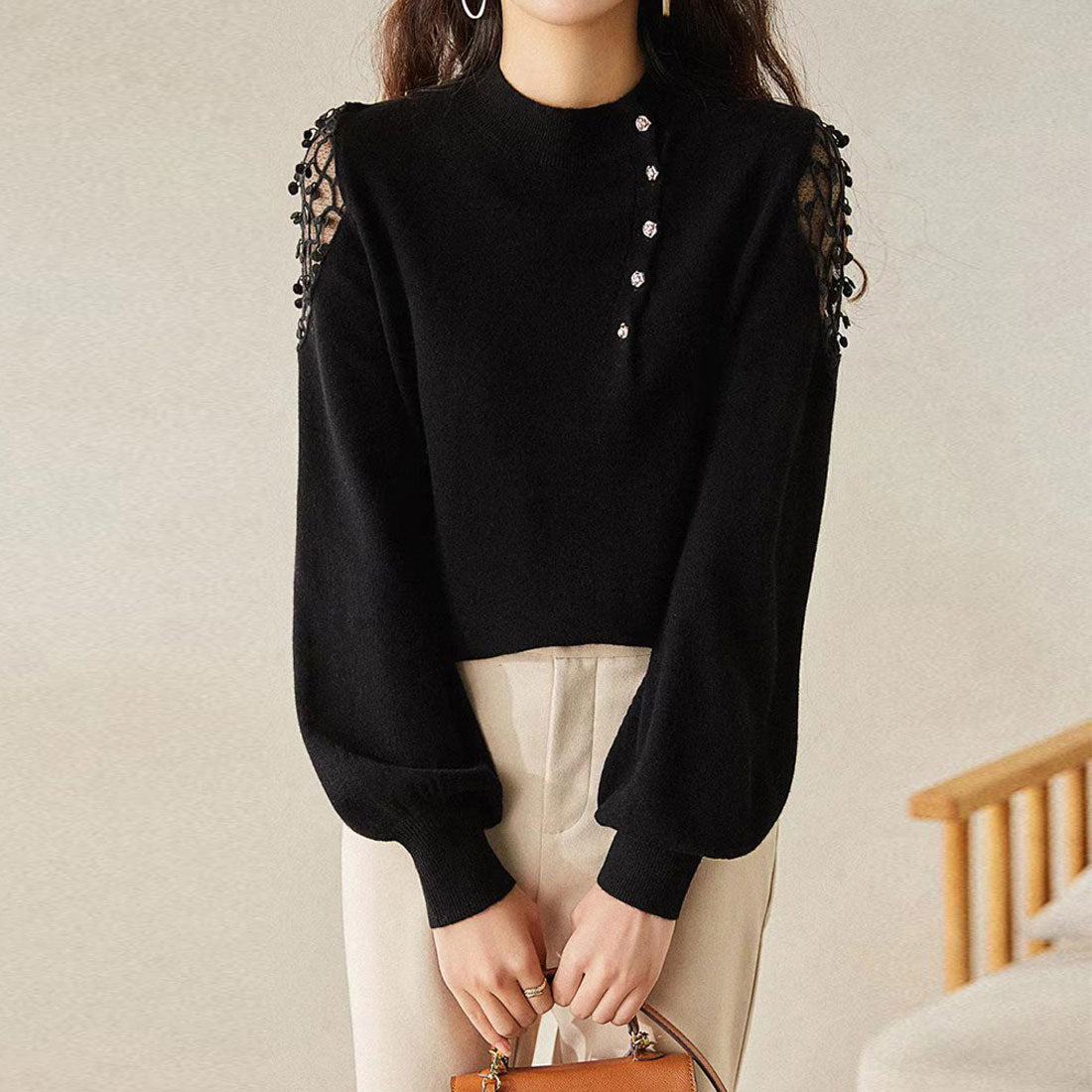 ニットトップス レディース 韓国ニット秋