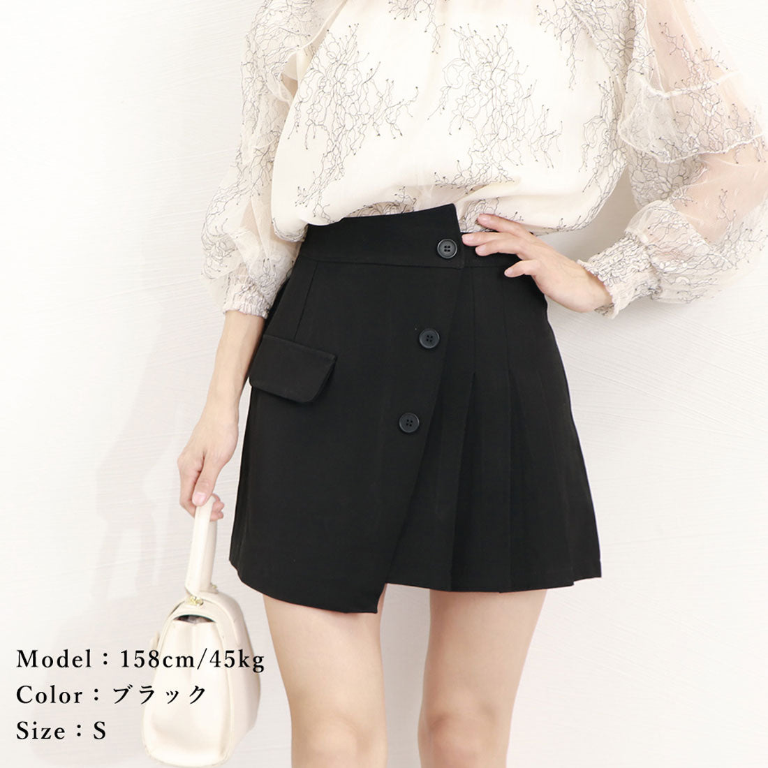 プリーツミニスカート レディース韓国春夏