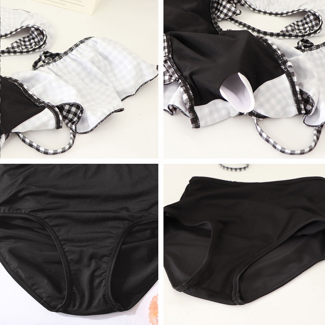 フリルビキニ 盛れる水着2点セット韓国風【返品不可商品】
