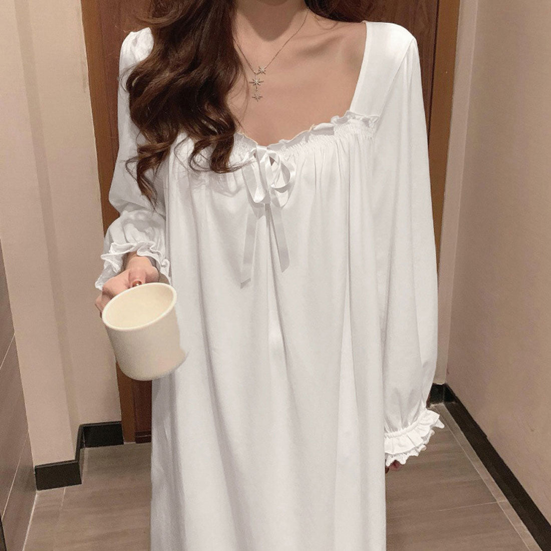 パジャマ レディース ワンピース 春夏秋