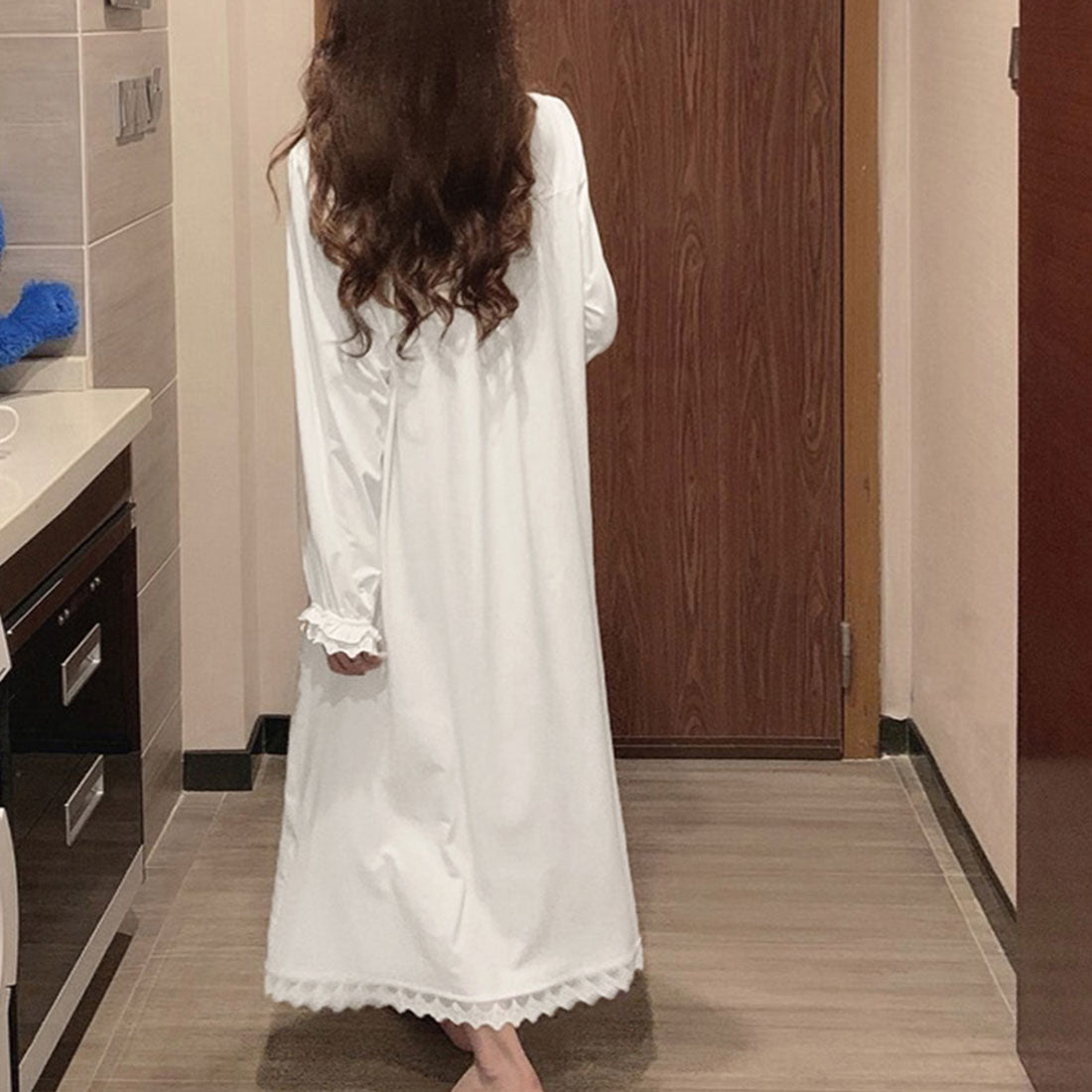 パジャマ レディース ワンピース 春夏秋