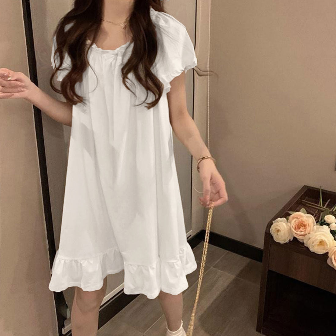 パジャマ レディース ワンピース 春夏秋