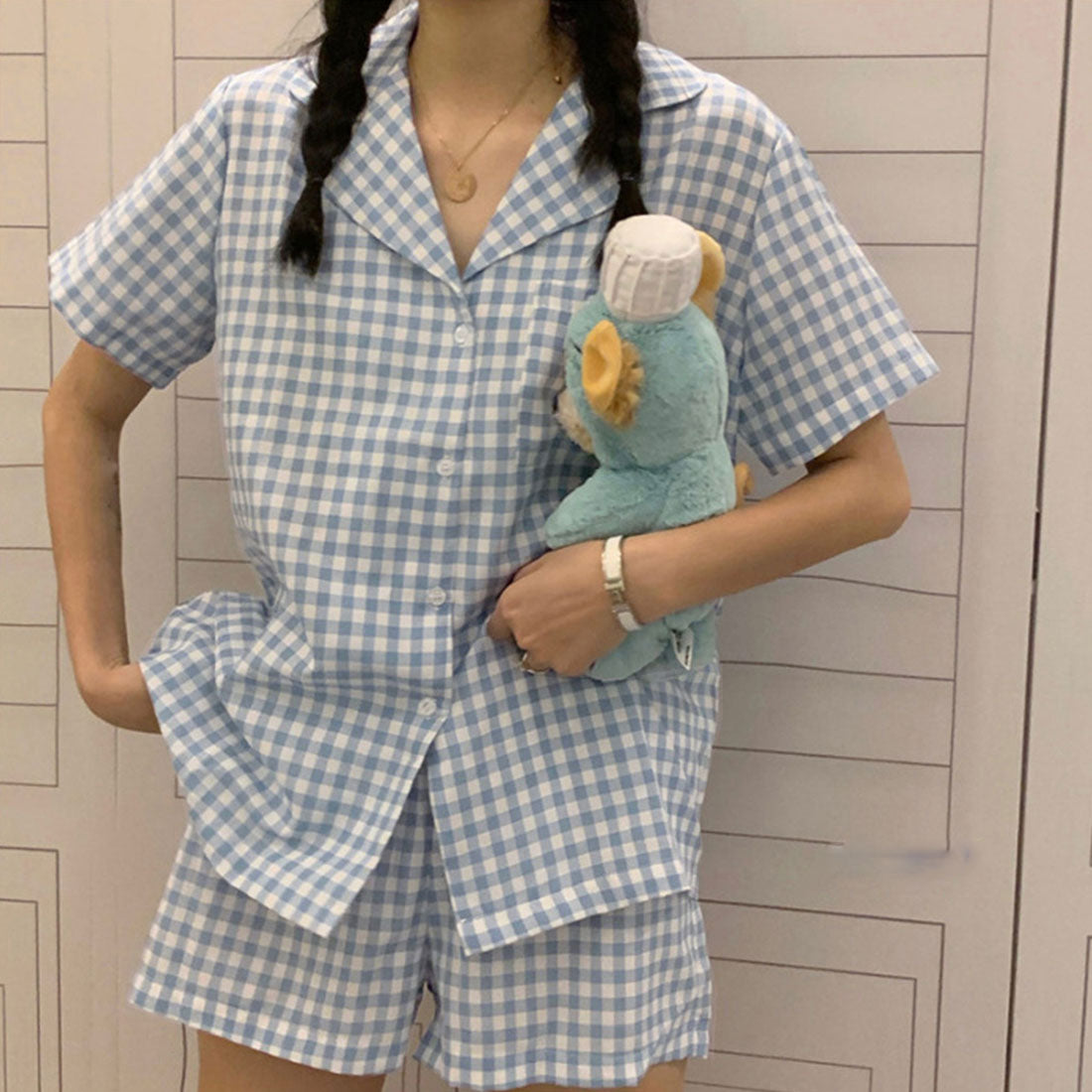 韓国 パジャマ 上下セット ルームウェア