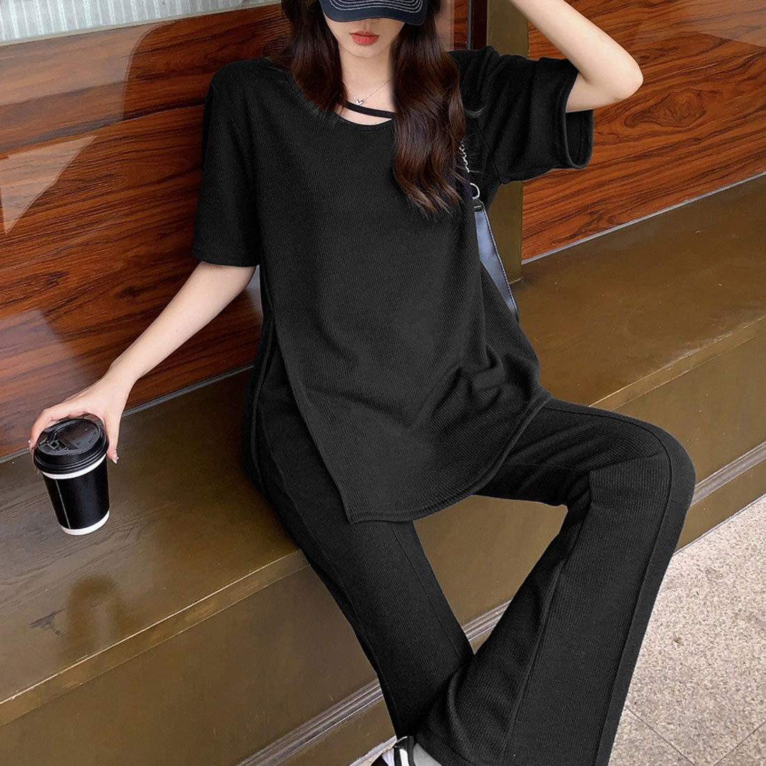 セットアップ レディース 夏服体型カバー