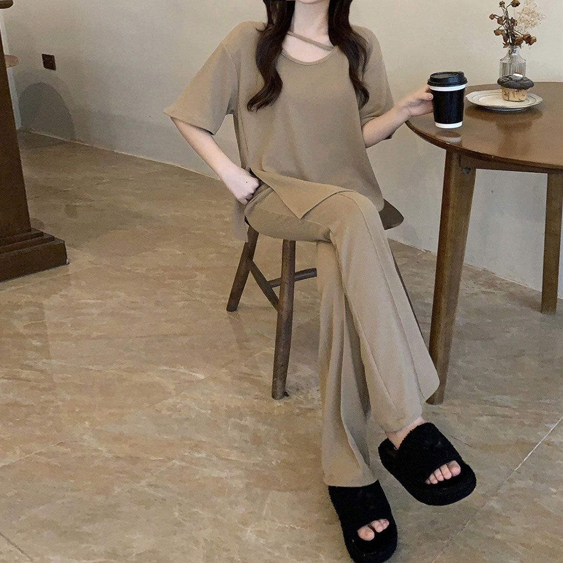 セットアップ レディース 夏服体型カバー