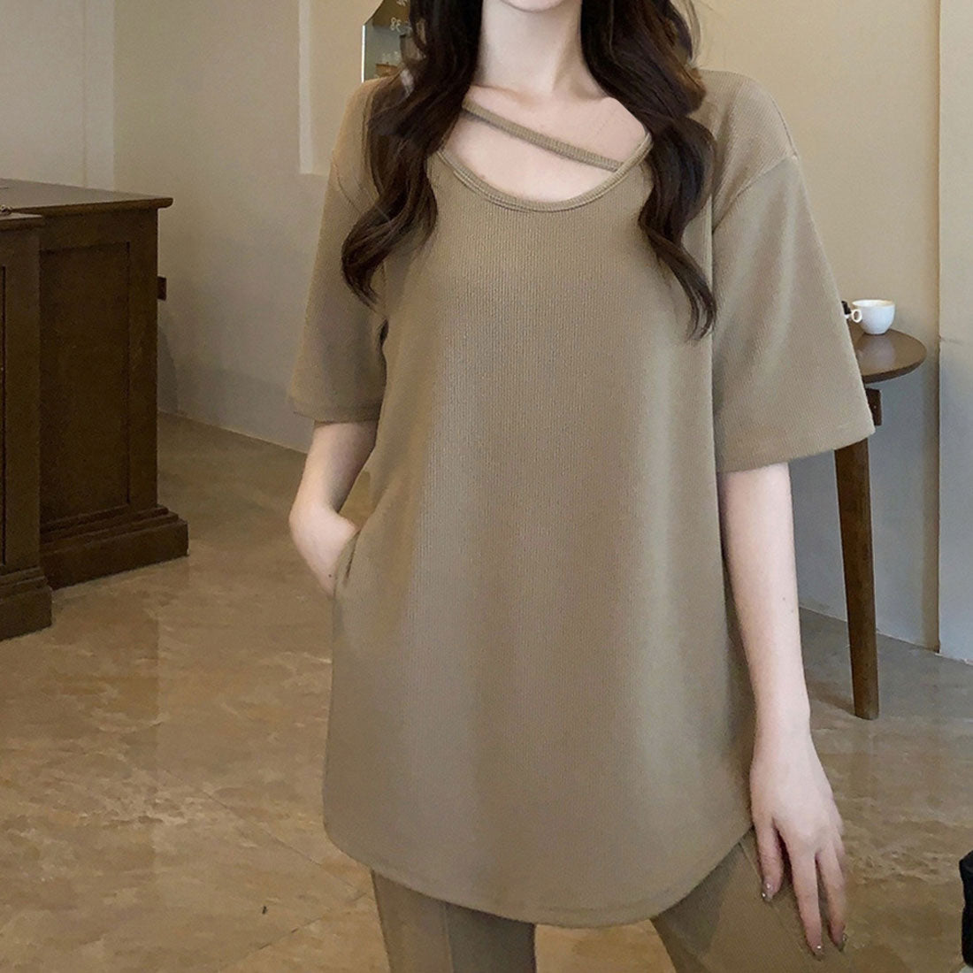 セットアップ レディース 夏服体型カバー