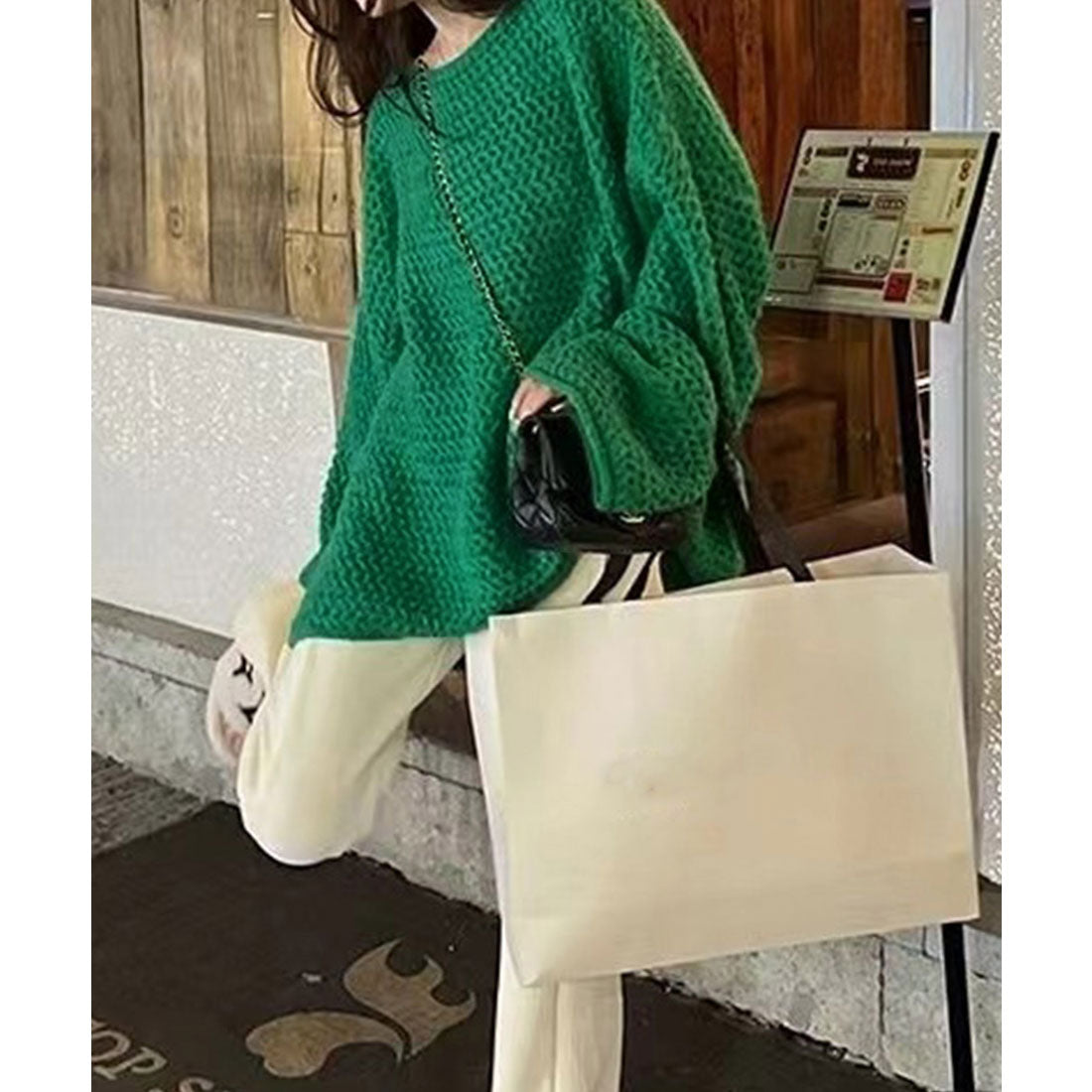 ローケージ ニットセーター プルオーバー
