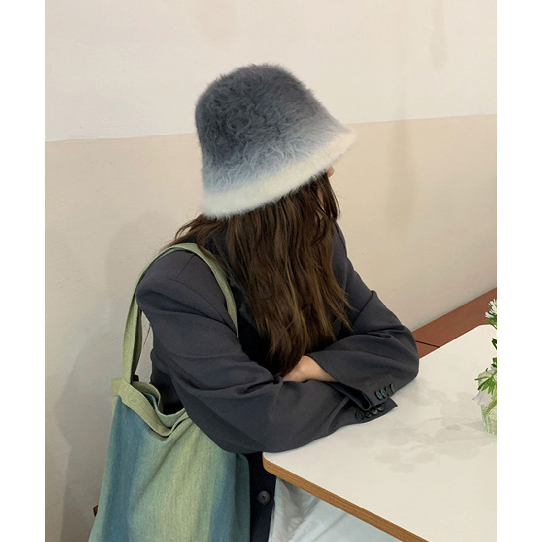 ミニミニストア miniministore バケットハット 起毛 暖かい 秋冬 韓国