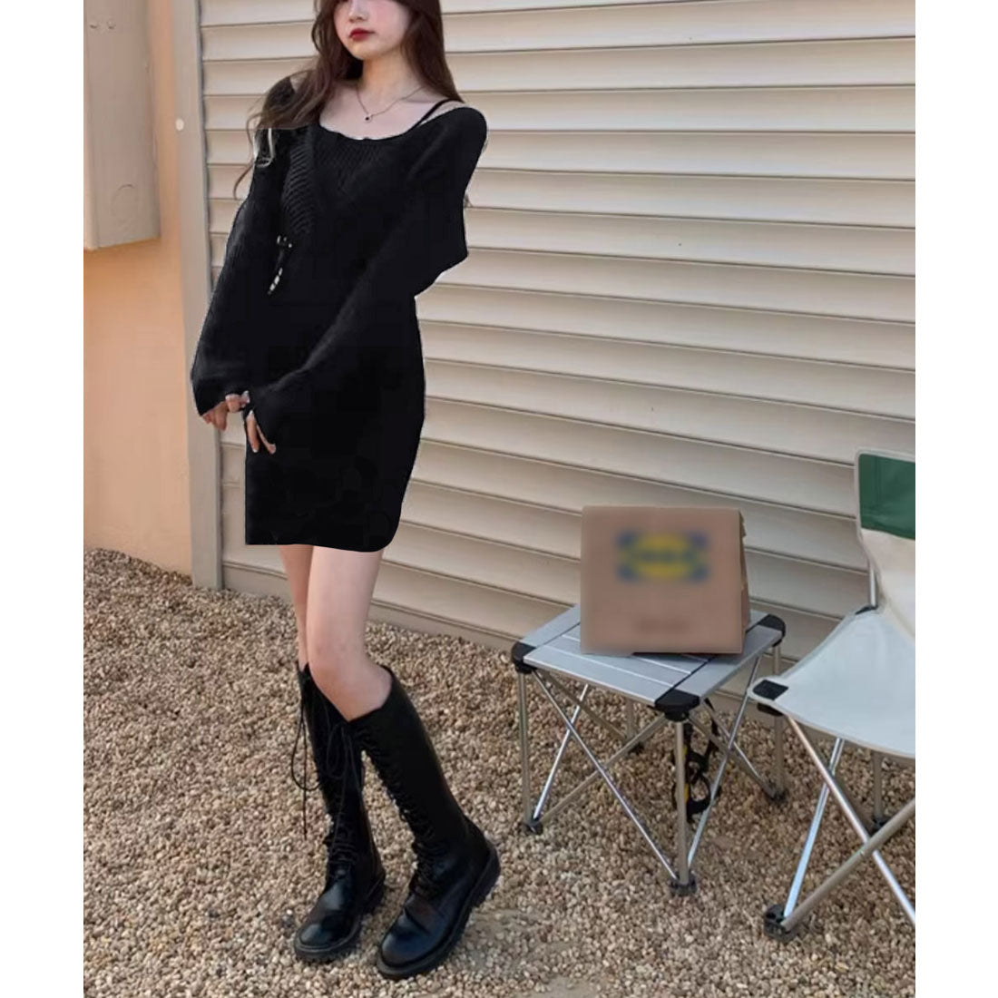 miniministore miniministore Cachecoeur 針織洋裝 迷你洋裝
