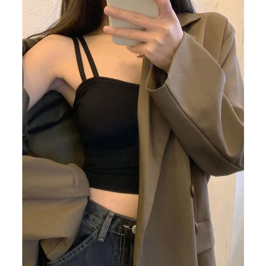 カップ付き キャミソール 3色