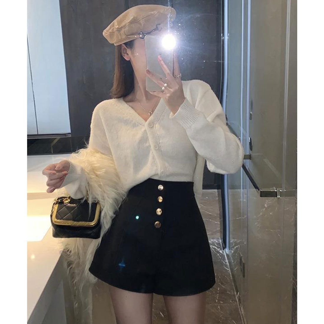 ミニミニストア miniministore ショートパンツレディースキュロットパンツ