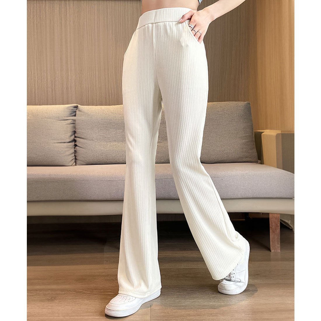 Mioniministore mioniministore半火炬褲子女士長褲