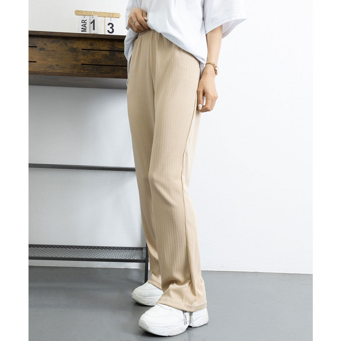 Mioniministore mioniministore半火炬褲子女士長褲