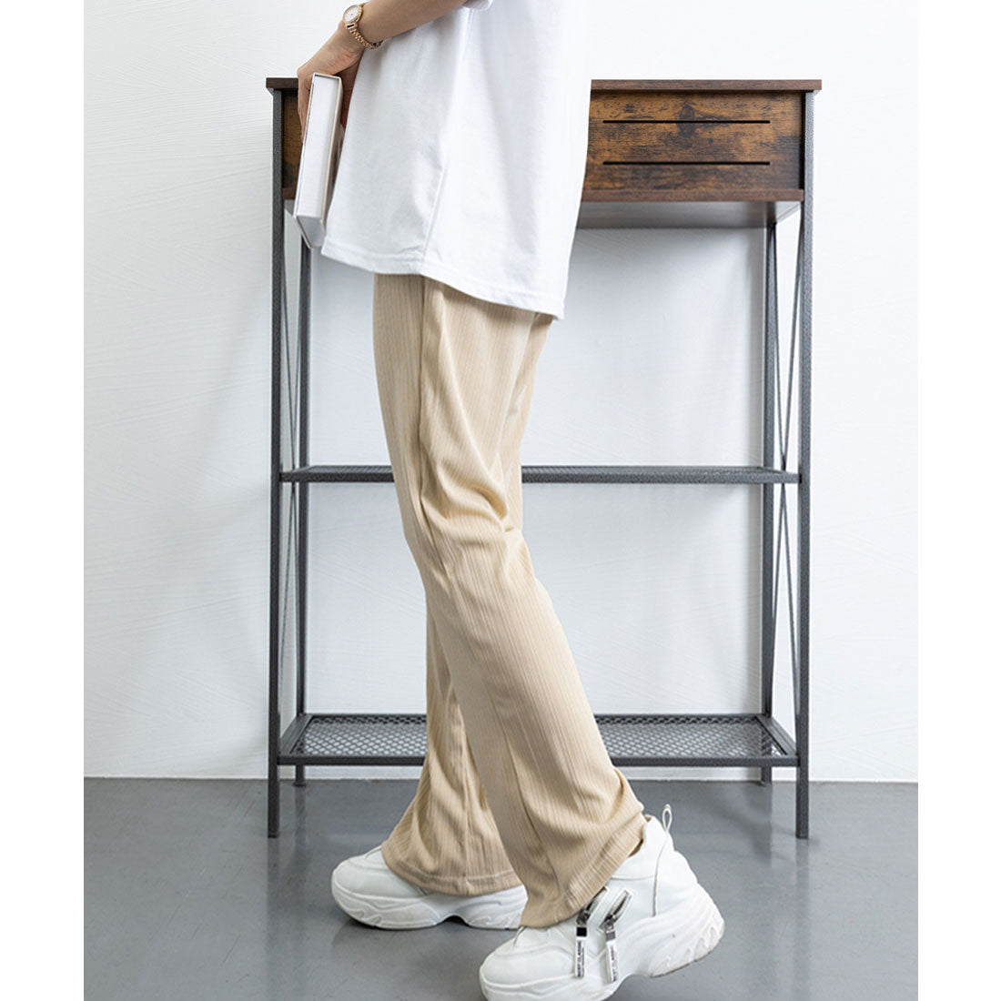 Mioniministore mioniministore半火炬褲子女士長褲