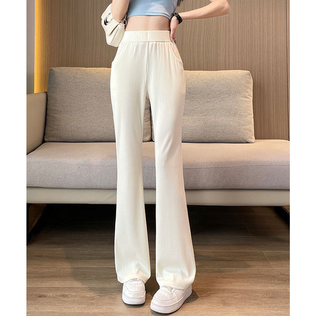 Mioniministore mioniministore半火炬褲子女士長褲