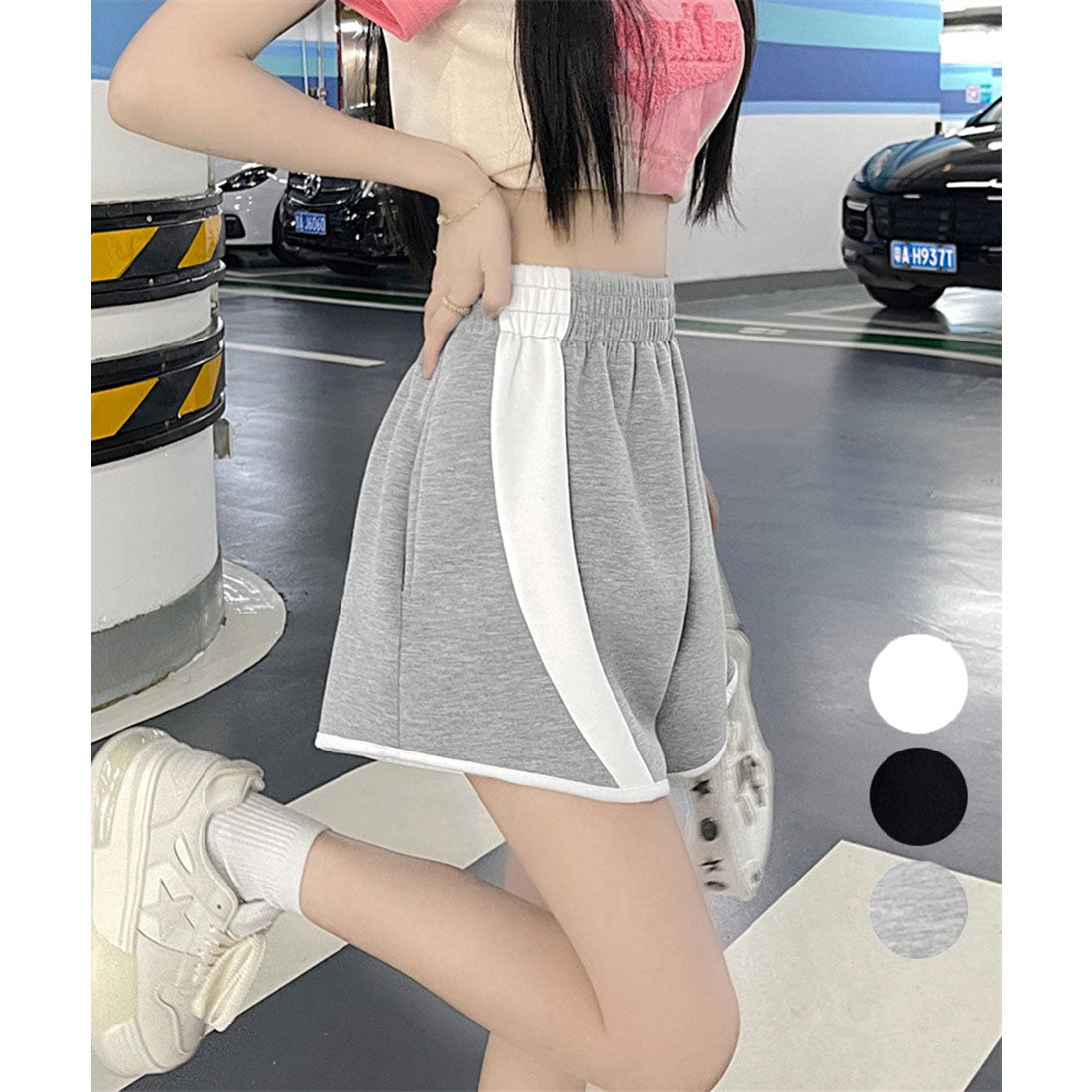 ミニミニストア miniministore スウェットパンツ ショートパンツ 短パン （ホワイト） ホワイト