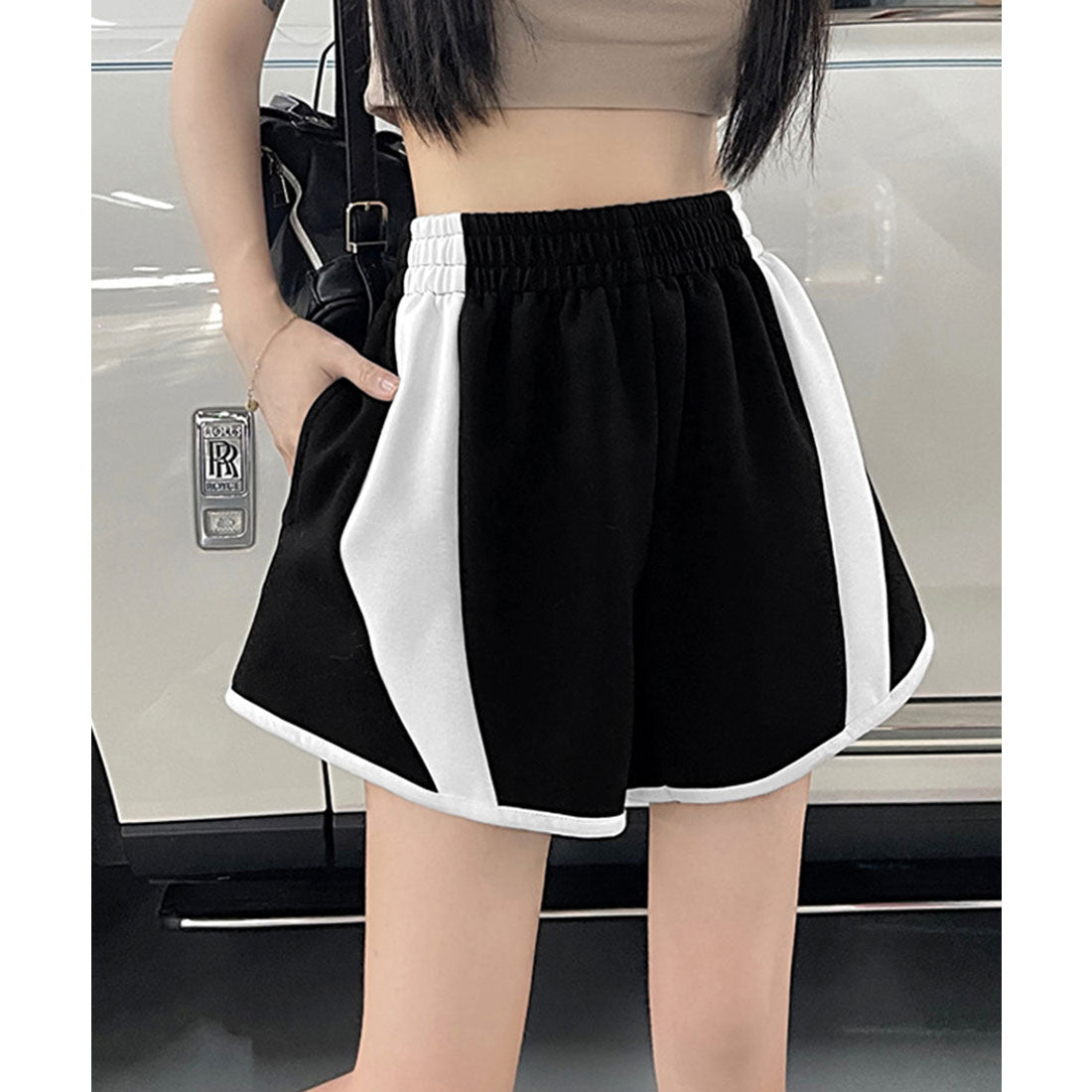 ミニミニストア miniministore スウェットパンツ ショートパンツ 短パン （ホワイト） ホワイト