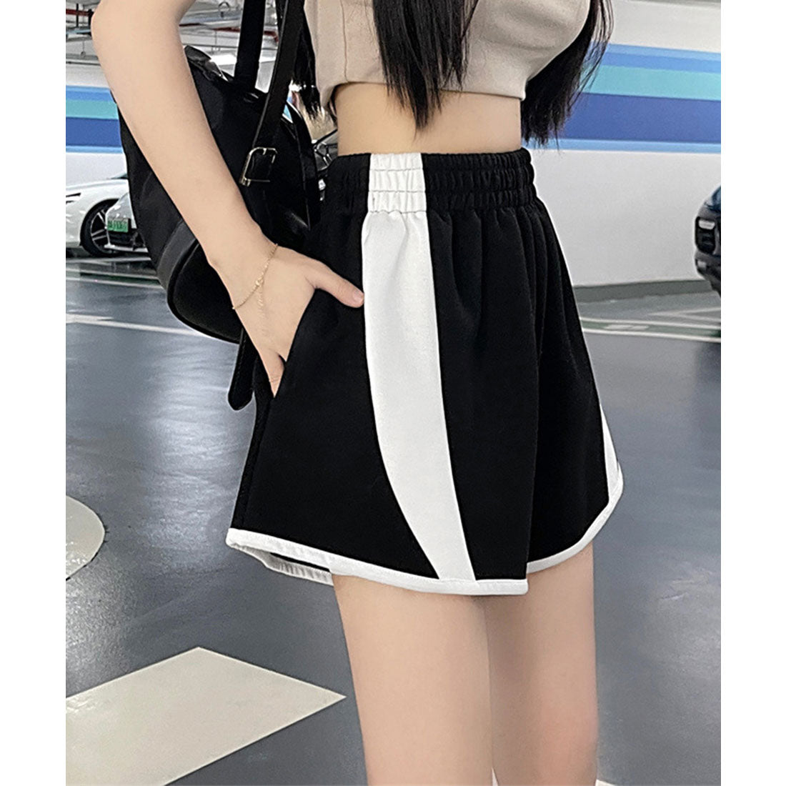 ミニミニストア miniministore スウェットパンツ ショートパンツ 短パン （ホワイト） ホワイト