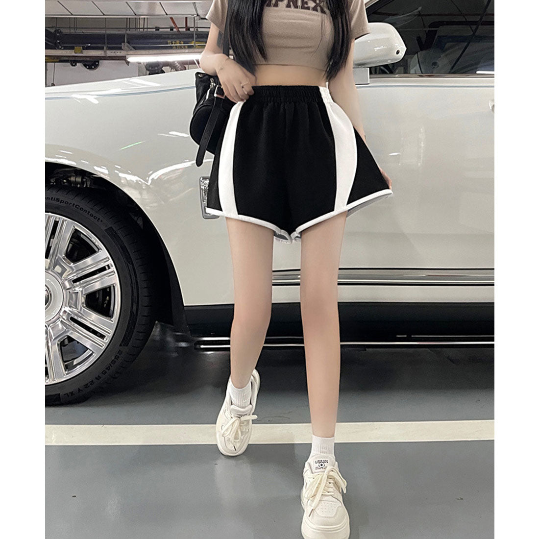 ミニミニストア miniministore スウェットパンツ ショートパンツ 短パン （ホワイト） ホワイト
