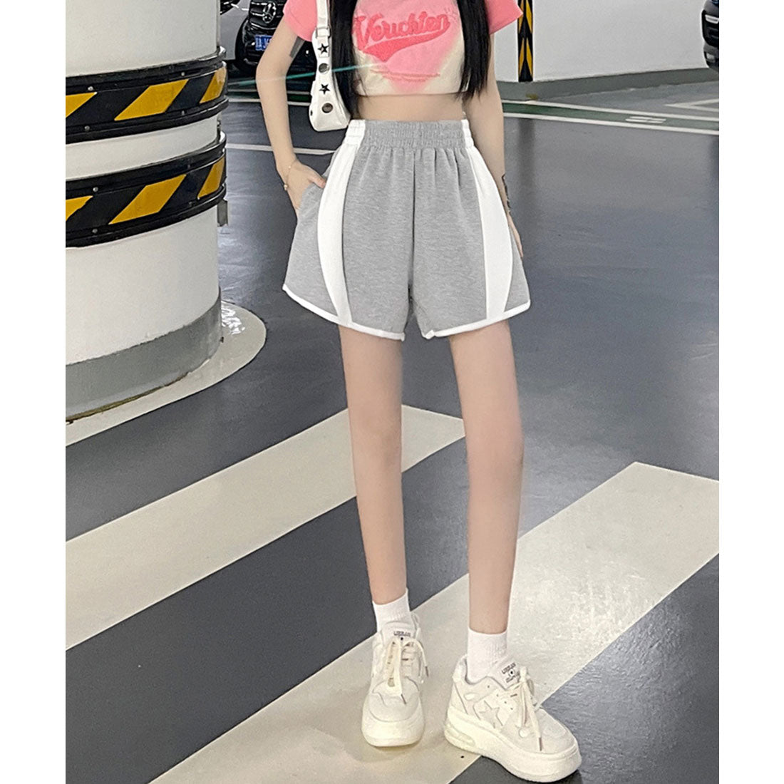 ミニミニストア miniministore スウェットパンツ ショートパンツ 短パン （ホワイト） ホワイト