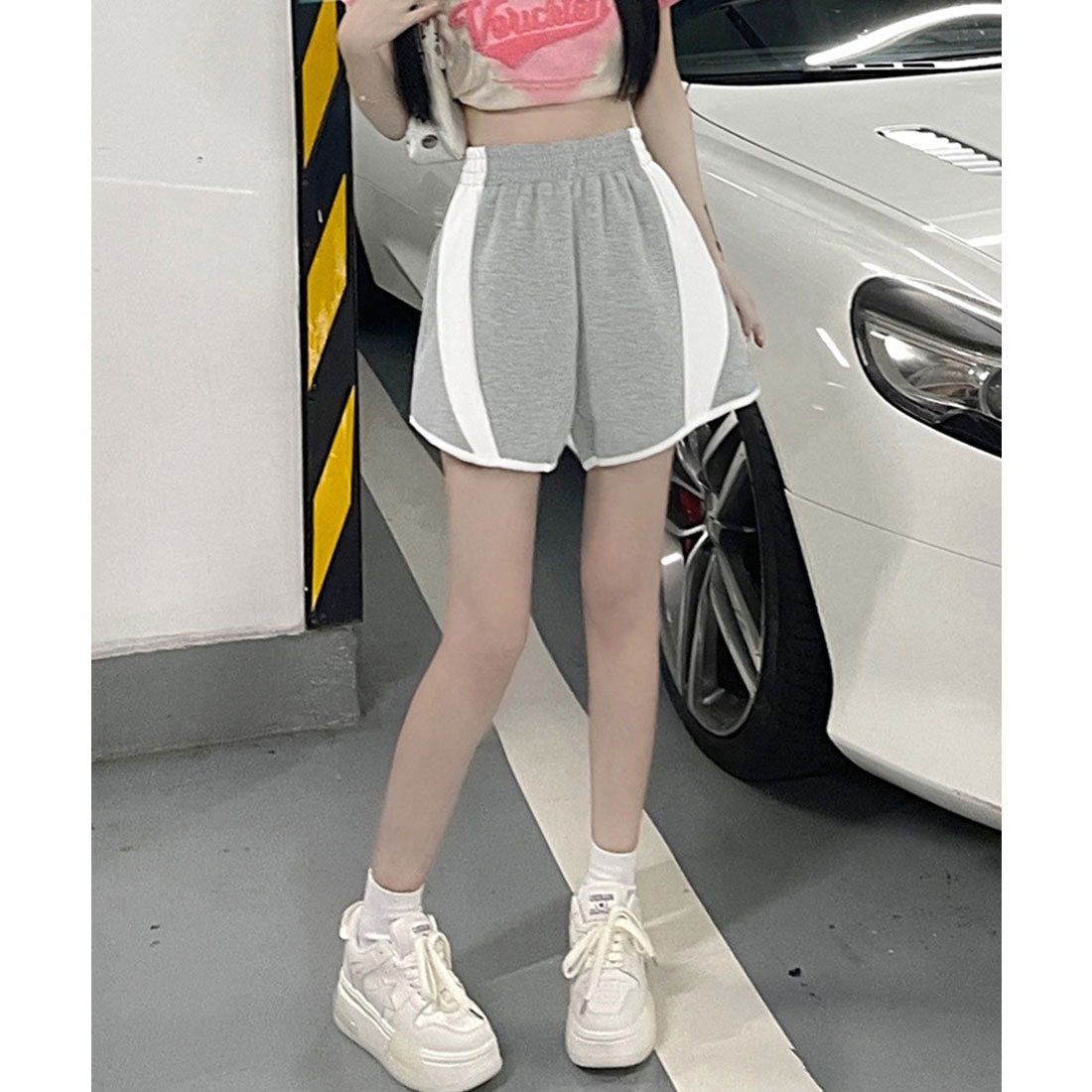 ミニミニストア miniministore スウェットパンツ ショートパンツ 短パン （ホワイト） ホワイト