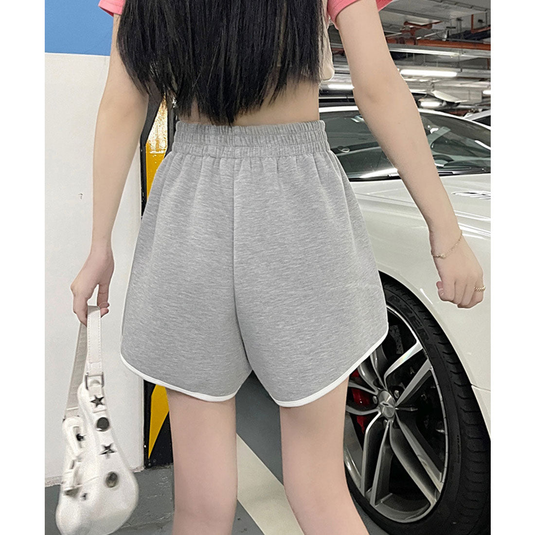 ミニミニストア miniministore スウェットパンツ ショートパンツ 短パン （ホワイト） ホワイト