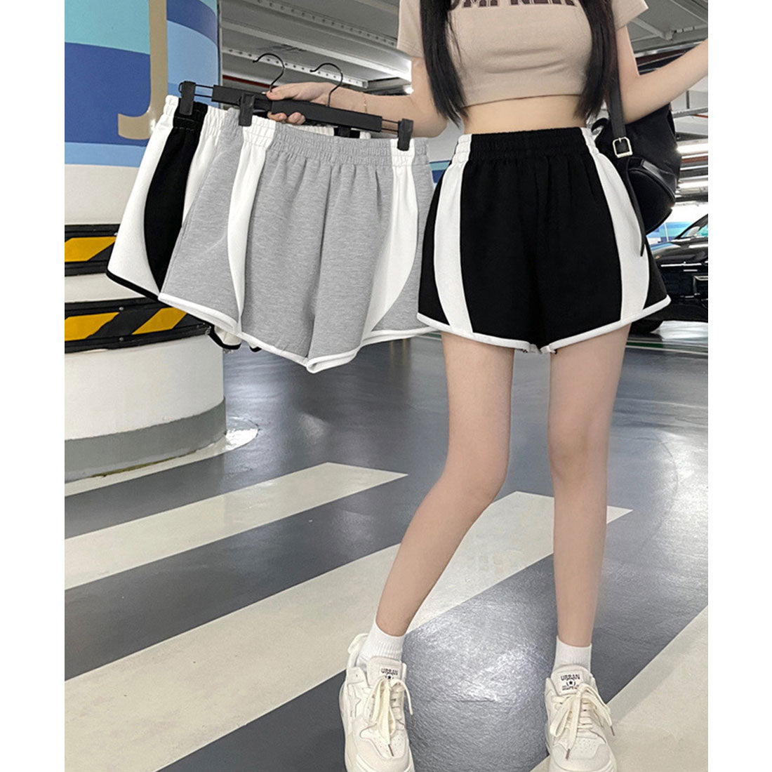 ミニミニストア miniministore スウェットパンツ ショートパンツ 短パン （ホワイト） ホワイト