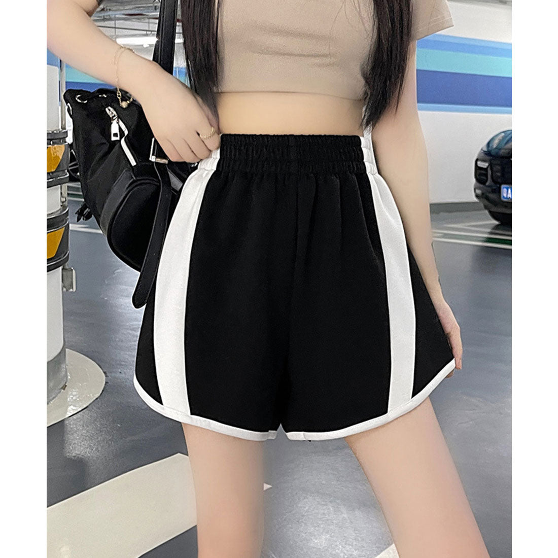 ミニミニストア miniministore スウェットパンツ ショートパンツ 短パン （ブラック） ブラック