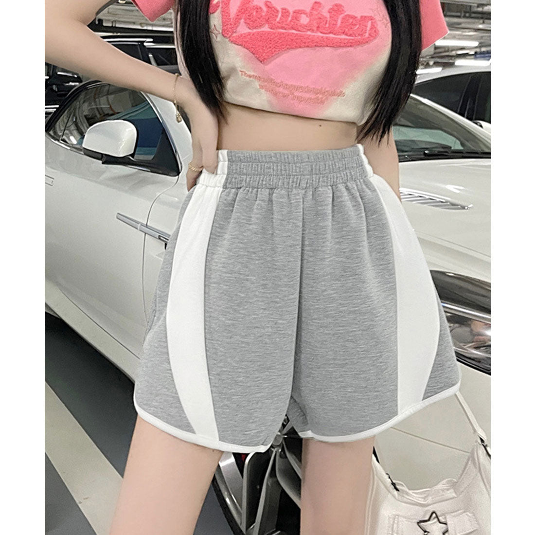 ミニミニストア miniministore スウェットパンツ ショートパンツ 短パン （グレー） グレー