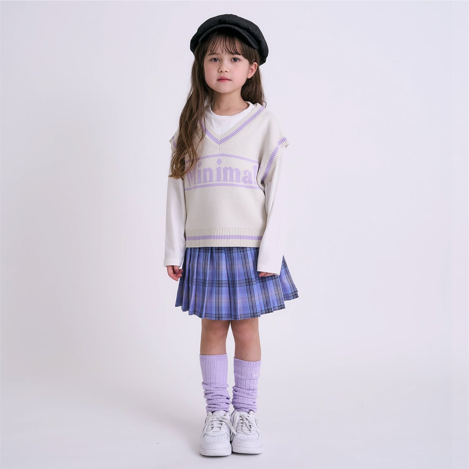 ミニマル minimal 【アラエル】ベストレイヤードTシャツ （ラベンダー） ラベンダー