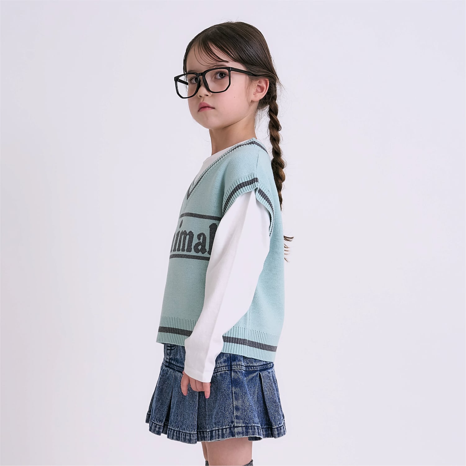 ミニマル minimal 【アラエル】ベストレイヤードTシャツ （ラベンダー） ラベンダー