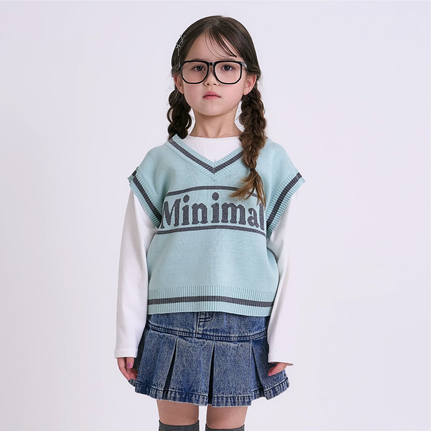 ミニマル minimal 【アラエル】ベストレイヤードTシャツ （エメラルド グリーン） エメラルド グリーン