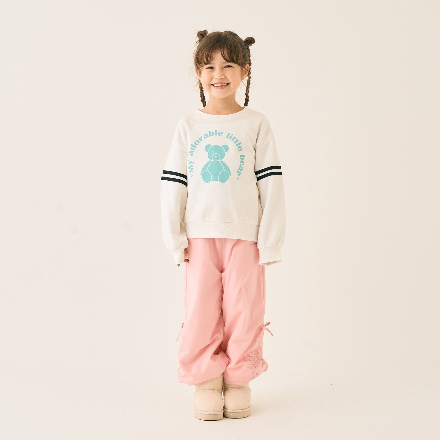 ミニマル minimal 裏フリースドロストナイロンパンツ （ピンク） ピンク