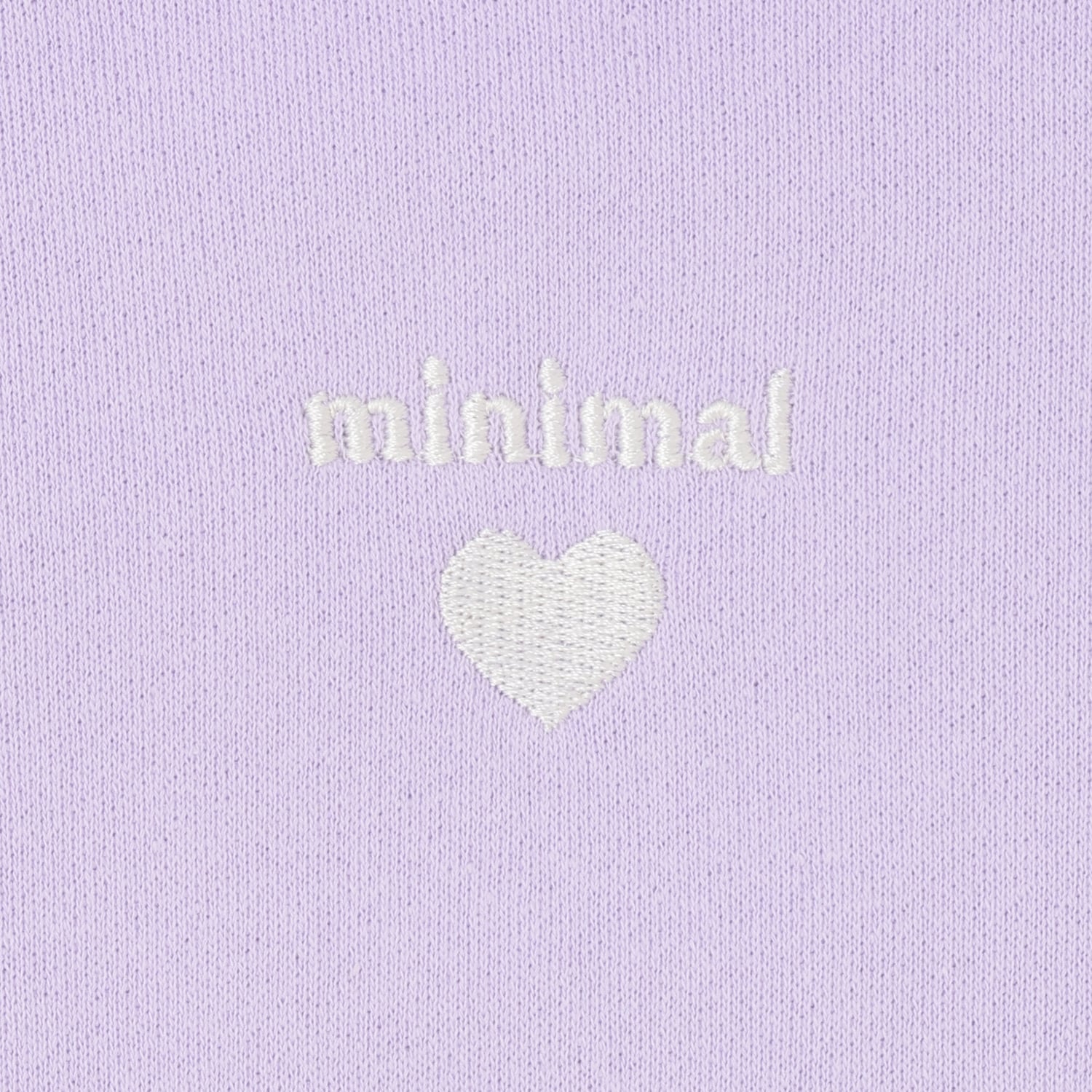 ミニマル minimal 【裏起毛】【綿100】ナンバー＆ハートパーカー （グリーン） グリーン