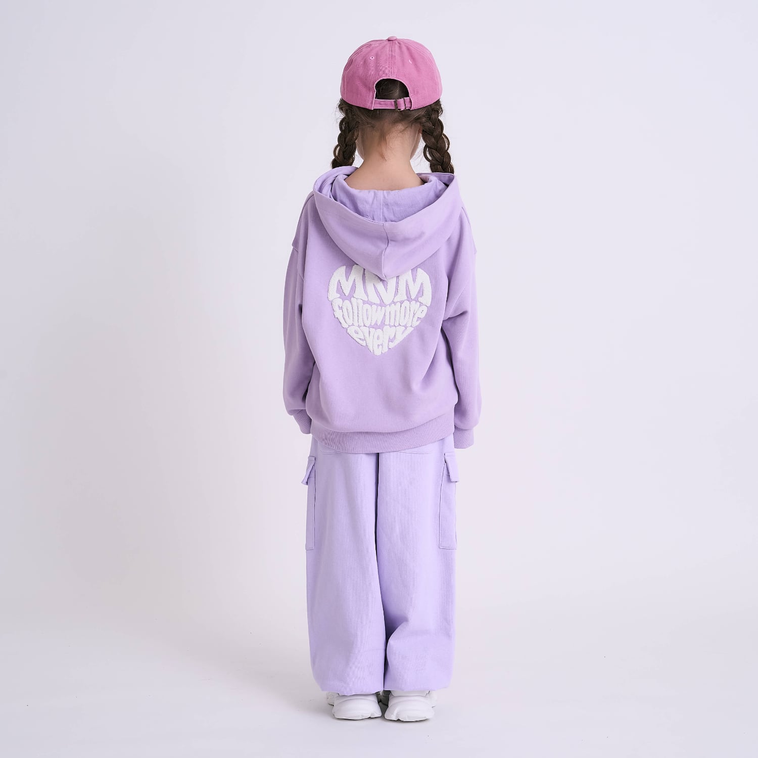 ミニマル minimal 【裏起毛】【綿100】ナンバー＆ハートパーカー （グリーン） グリーン