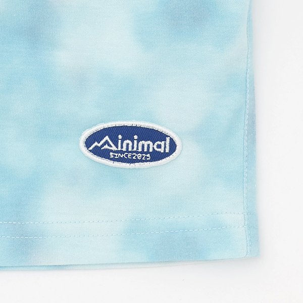 ミニマル minimal 【接触冷感】タイダイ風プリントハーフパンツ （イエロー グリーン） イエロー グリーン