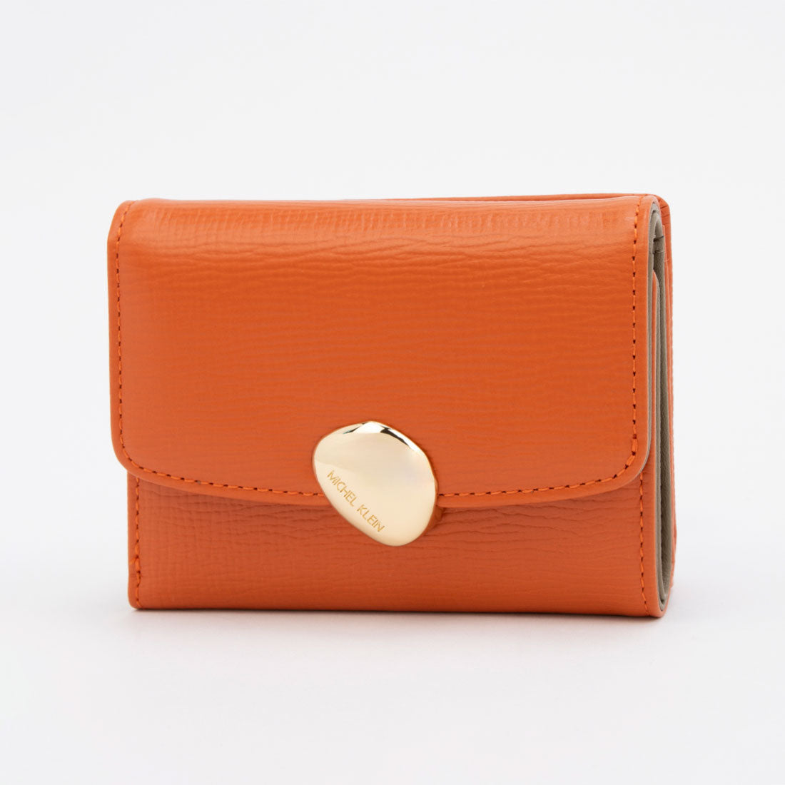 ミッシェルクラン MICHEL KLEIN ミッシェル クラン カブセ二つ折り財布 （オレンジ(ORANGE)） オレンジ(ORANGE)