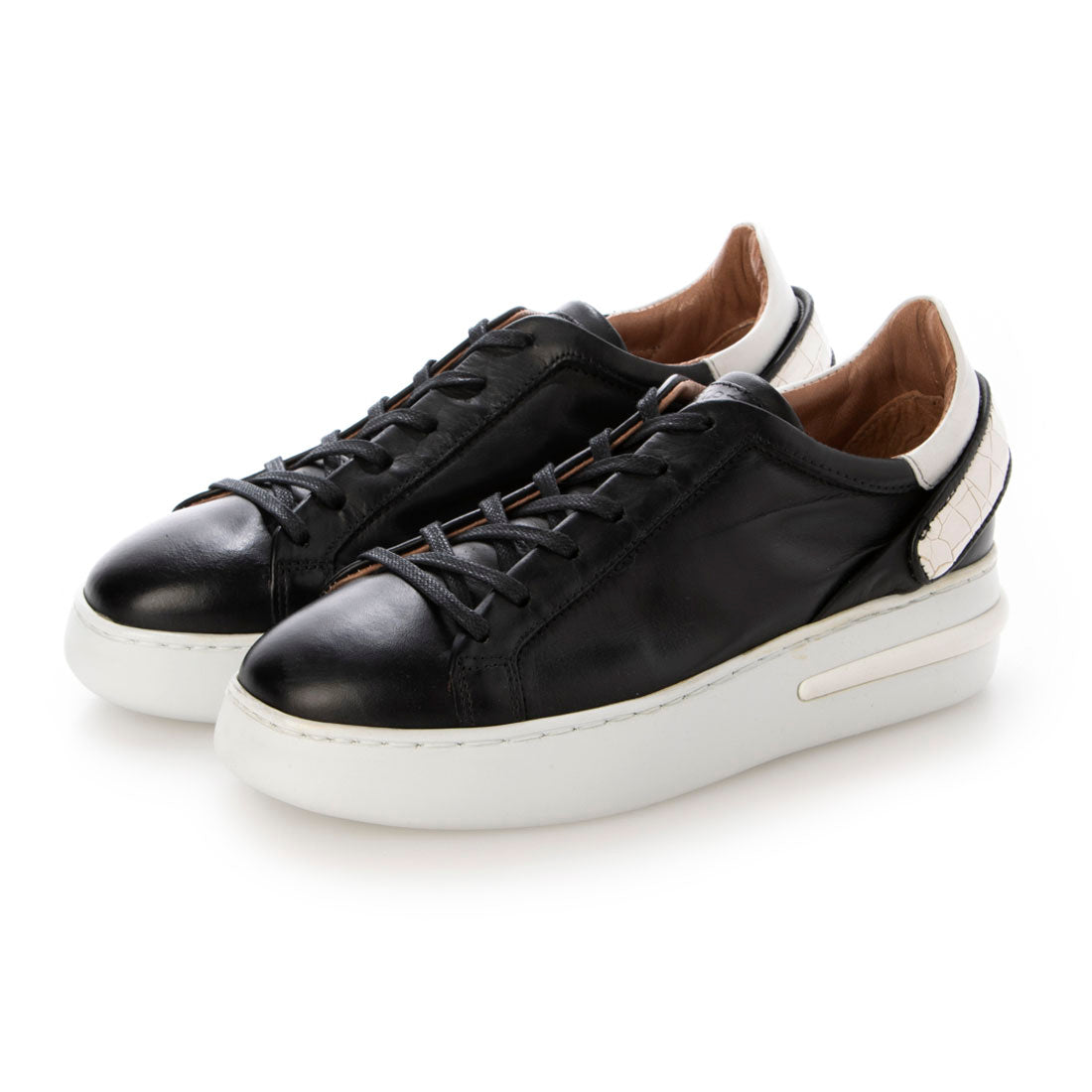 ミウス MJUS Mjusスニーカー,NERO+BIANCO+BIANCO+