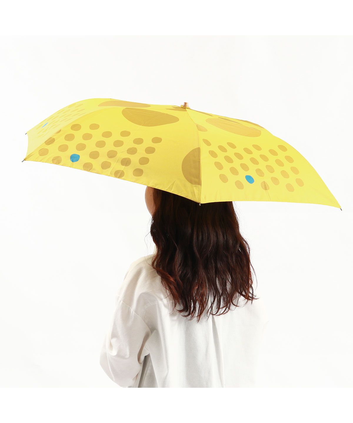 サンキューニプリュスエム 392 plusm サンキューニプリュスエム 折りたたみ傘 392 plusm 雨傘 おしゃれ 軽量 コンパクト 大人 持ち手 木製 maru 50cm Q181 S41104 （レッド） レッド
